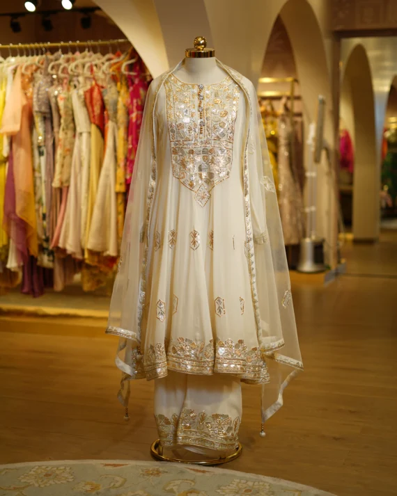 Ivory Anarkali