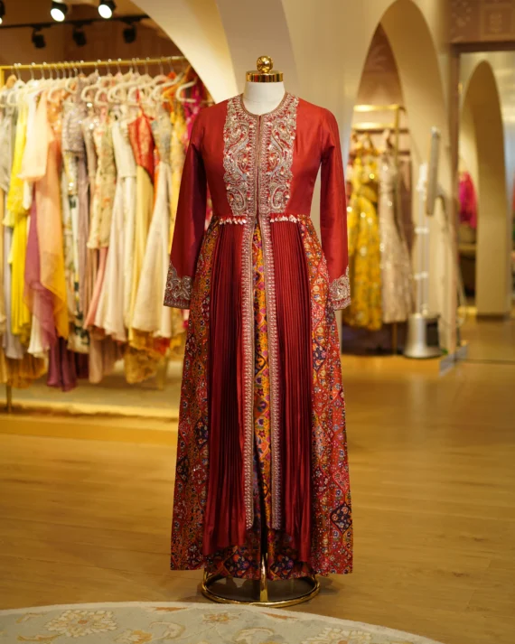 Red Anarkali