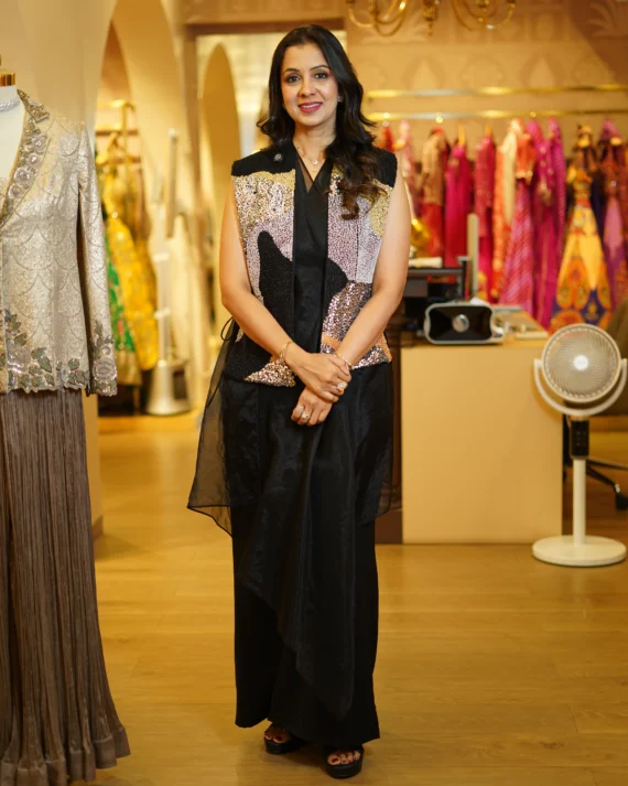 Indos-Western Draped Co-Ord